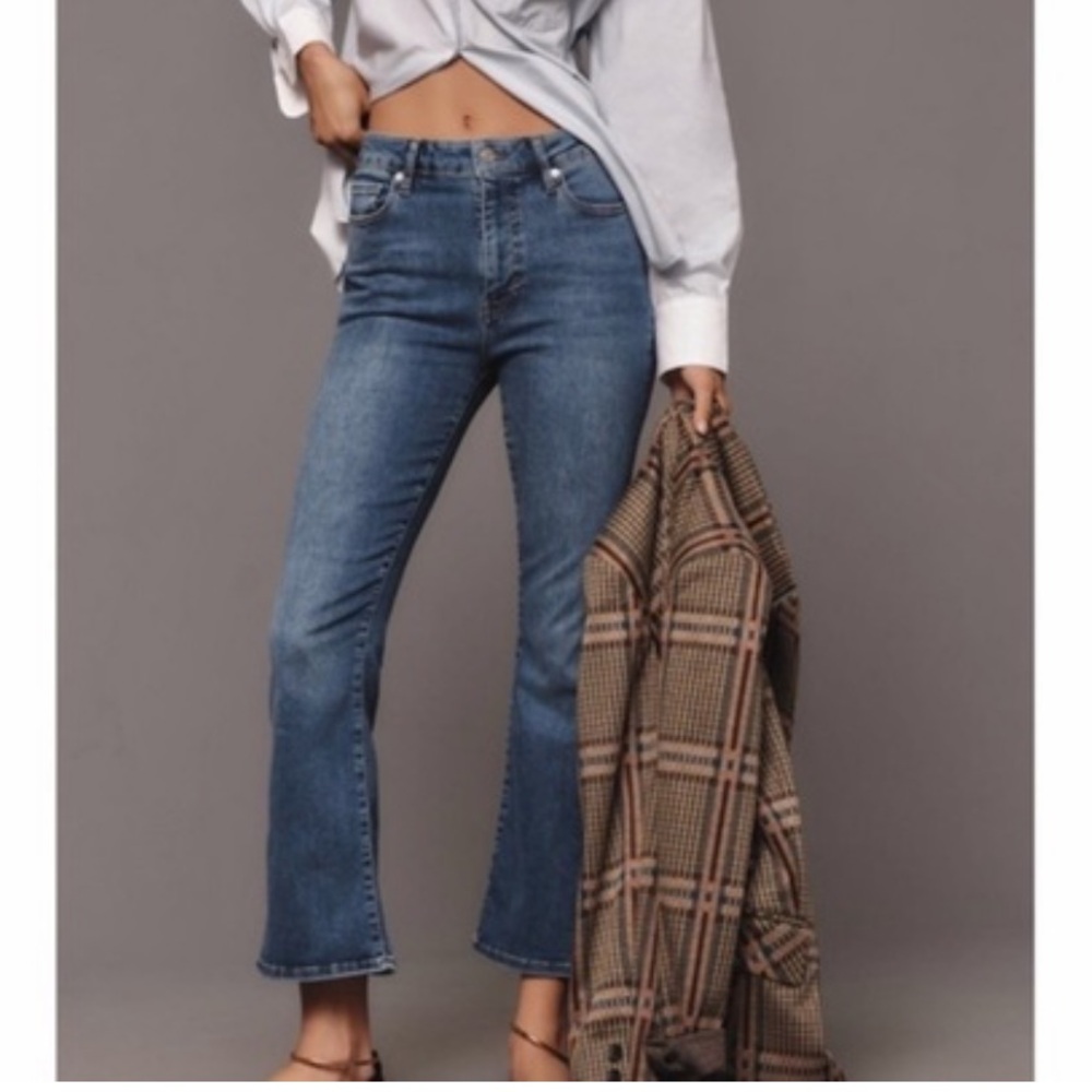Frame Denim Jean  Le Crop Mini Boot Size 26